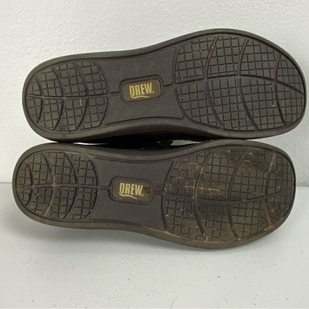 Drew Rose Womens Brown Snake‎ Print Leather Mary Jane Loafer Shoes Academia Sz 8 - Picture 7 of 12